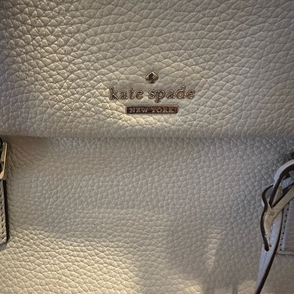 Kate Spade White Leather Tote Bag